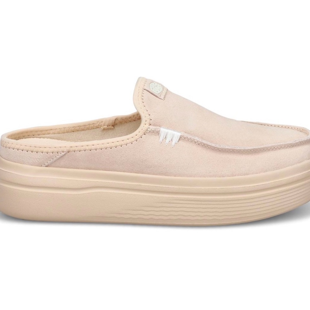 Hey Dude Austin Lift Blush Platform Slides